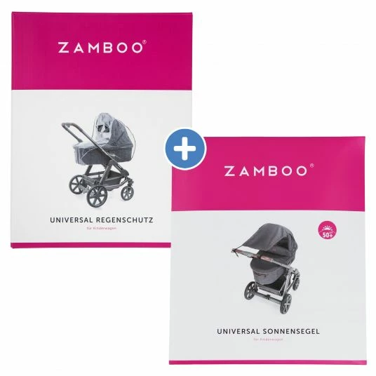 Budget 🎁 Zamboo Erstlings- & Schutzset für Kinderwagen mit Sonnensegel & Regenschutz 🧨 3 Budget 🎁 Zamboo Erstlings- & Schutzset für Kinderwagen mit Sonnensegel & Regenschutz 🧨
