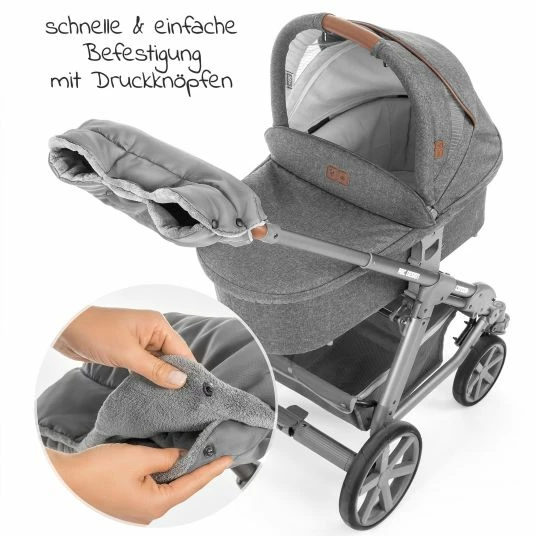 Hot Sale 🤩 Zamboo Handmuff für Kinderwagen & Buggy - Grau 🛒 5 Hot Sale 🤩 Zamboo Handmuff für Kinderwagen & Buggy - Grau 🛒 - Image 3