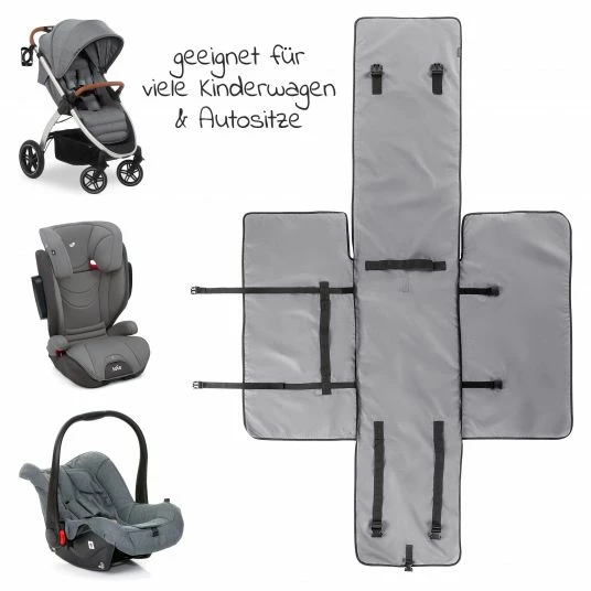 Outlet 😉 Zamboo Transporttasche für Buggy und Kindersitz inkl. Radschutzhüllen - Grau 👍 4 Outlet 😉 Zamboo Transporttasche für Buggy und Kindersitz inkl. Radschutzhüllen - Grau 👍 - Image 2