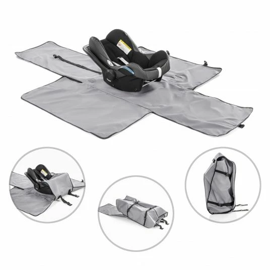 Outlet 😉 Zamboo Transporttasche für Buggy und Kindersitz inkl. Radschutzhüllen - Grau 👍 5 Outlet 😉 Zamboo Transporttasche für Buggy und Kindersitz inkl. Radschutzhüllen - Grau 👍 - Image 3