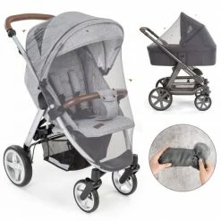 Buy 💯 Zamboo Universal insect screen / mosquito net for pram, buggy, travel cot - grey 😉