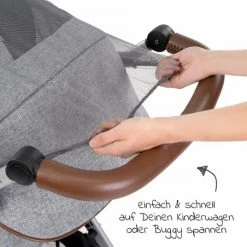 Buy 💯 Zamboo Universal insect screen / mosquito net for pram, buggy, travel cot - grey 😉 -Pushchairs Shop zamboo universal insektenschutz muckennetz fur kinderwagen buggy grau 30016 71545 i d3