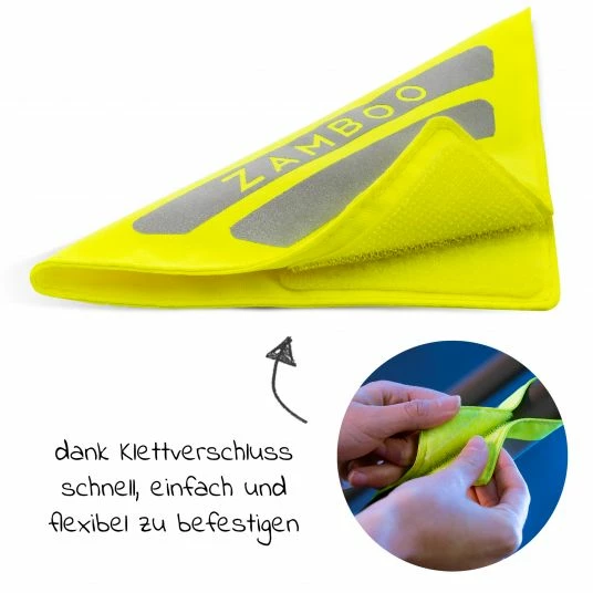 Budget ✔️ Zamboo Universal Reflektoren für Kinderwagen und Buggys 4er Pack - Gelb ❤️ 5 Budget ✔️ Zamboo Universal Reflektoren für Kinderwagen und Buggys 4er Pack - Gelb ❤️ - Image 3