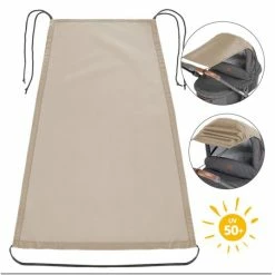 Outlet 😀 Zamboo Zamboo Sonnensegel für Kinderwagen - Beige 🌟