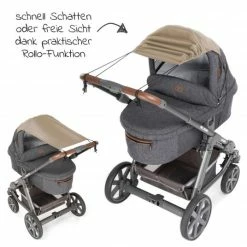 Outlet 😀 Zamboo Zamboo Sonnensegel für Kinderwagen - Beige 🌟 -Pushchairs Shop zamboo universal sonnensegel fur kinderwagen beige 51039 75059 d2